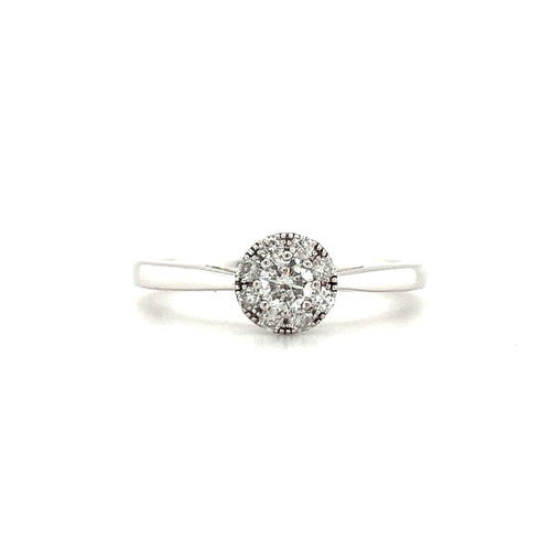 10kt White Gold Diamond Ring