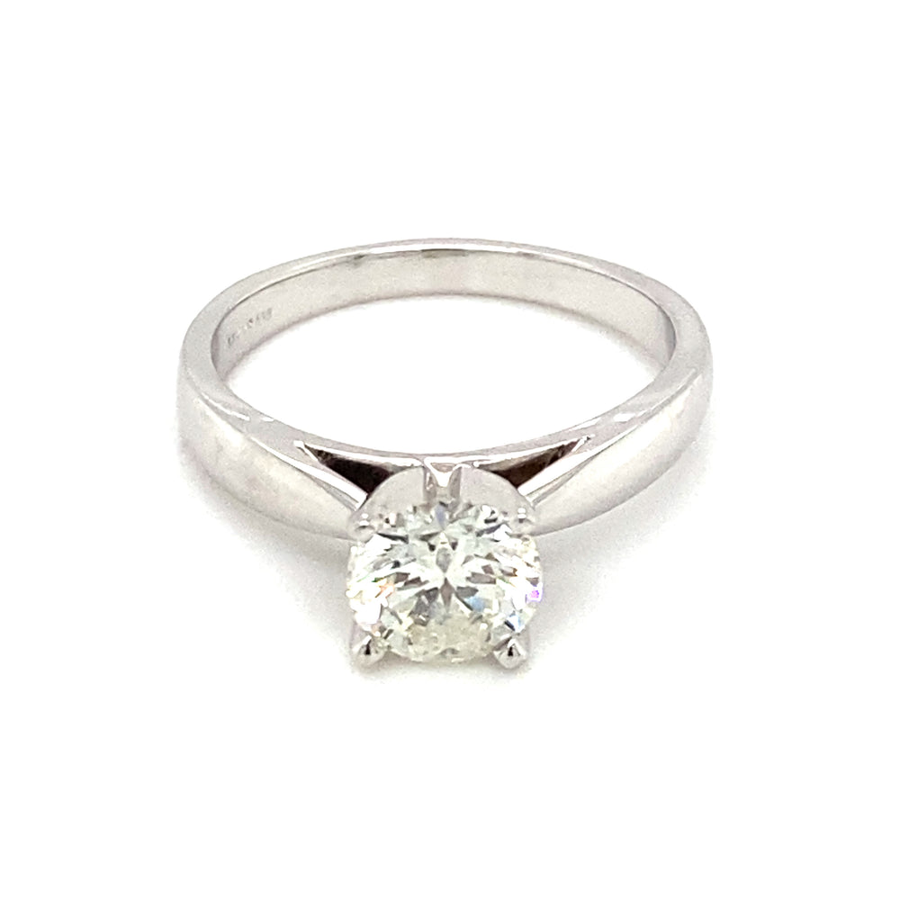 14kt White Gold 1.02ct Canadian Diamond Solitaire Ring
