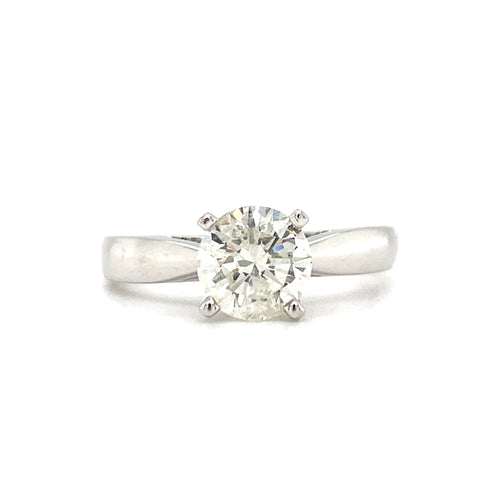 14kt White Gold 1.02ct Canadian Diamond Solitaire Ring
