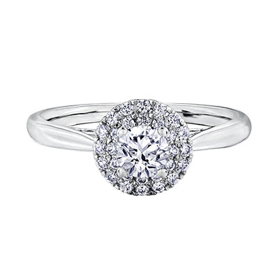 14kt White Gold Canadian Diamond Ring