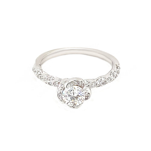 18kt White Gold 0.75ct Canadian Diamond Ring