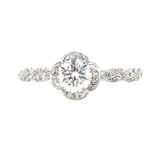 18kt White Gold 0.75ct Canadian Diamond Ring