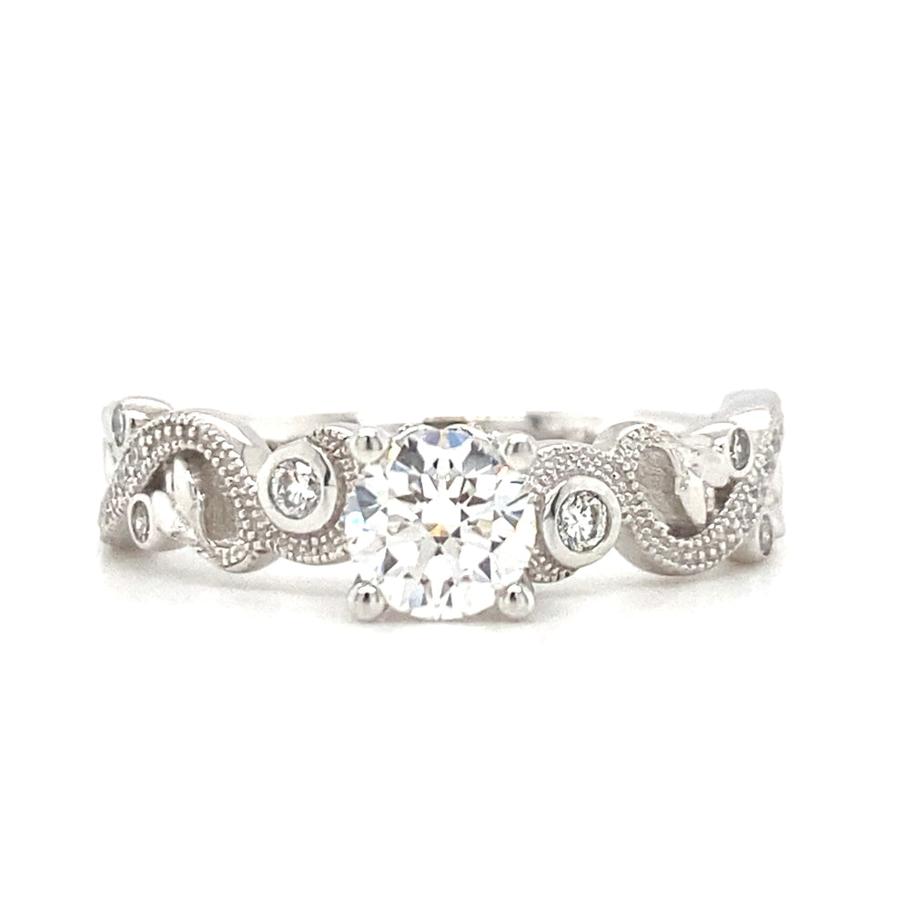 18kt White Gold .65ct Canadian Diamond Engagement Ring