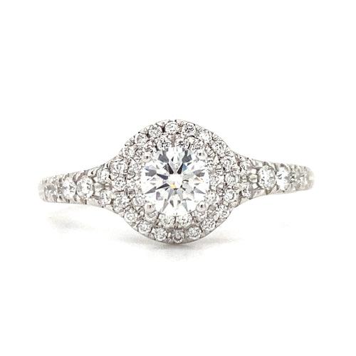 18kt White Gold .66ct Canadian Diamond Engagement Ring