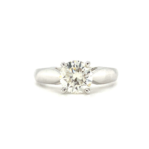 14kt White Gold 1.00ct Canadian Diamond Solitaire Ring