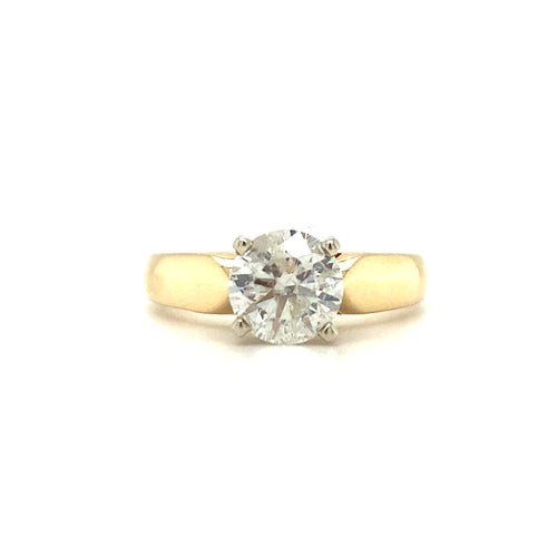 14kt Yellow Gold 1.11ct Canadian Diamond Solitaire Ring