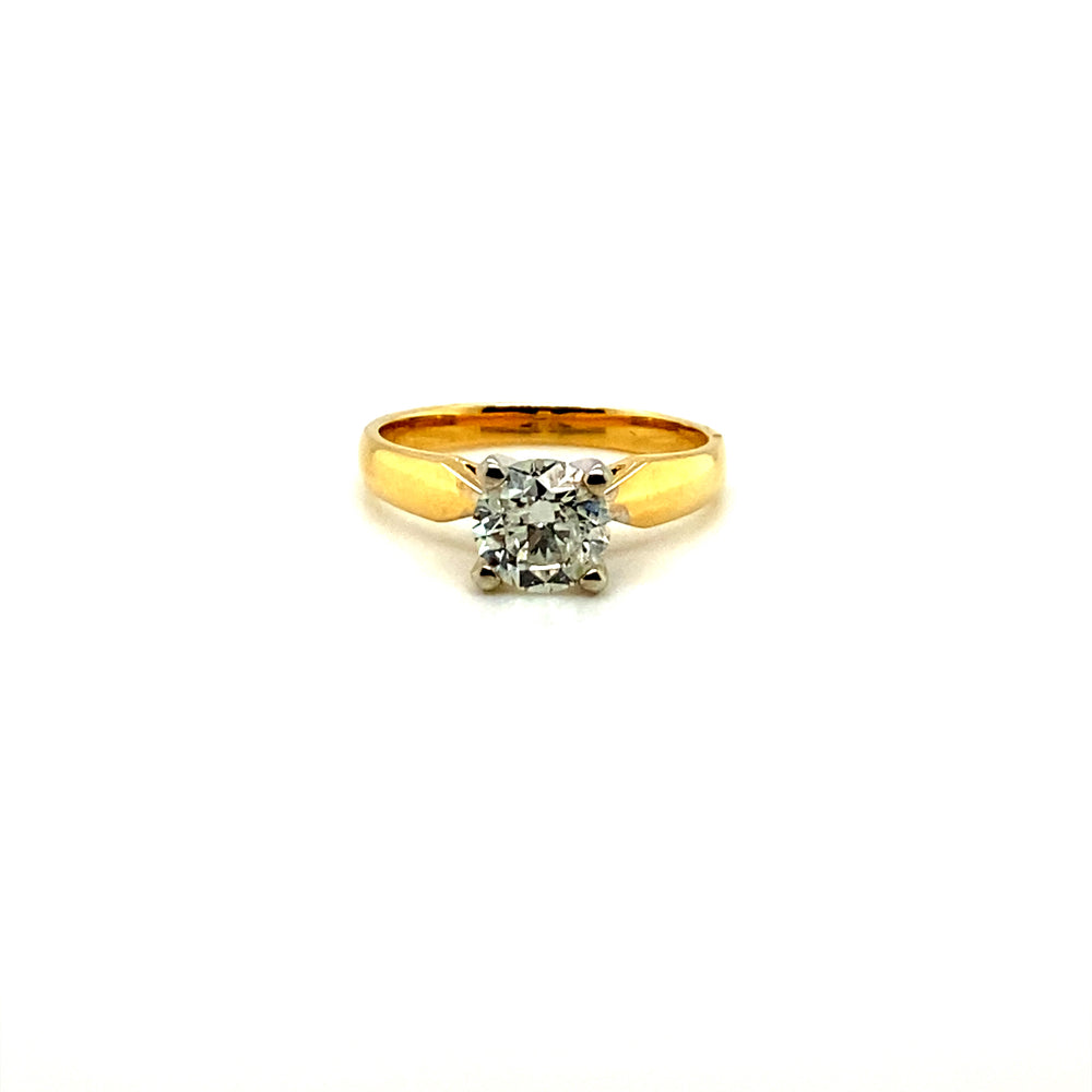 14kt Yellow Gold 1.01ct Canadian Diamond Solitaire Engagement Ring