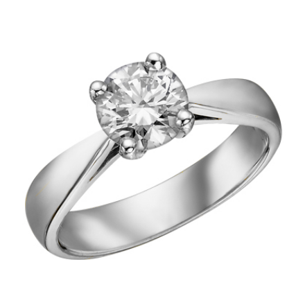 14k White Gold 1.09ct Canadian Diamond Ring