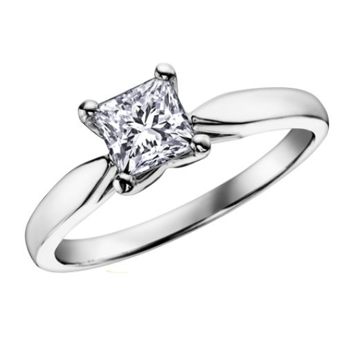 14k White Gold 1.01ct Canadian Diamond Ring