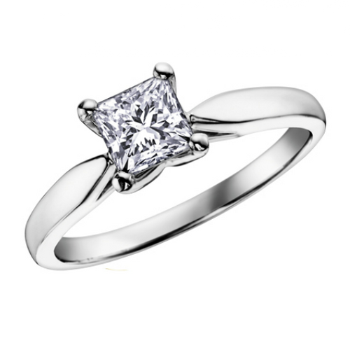 14k White Gold 1.01ct Canadian Diamond Ring