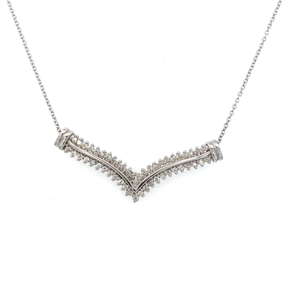 10kt White Gold .50ct Diamond Necklace
