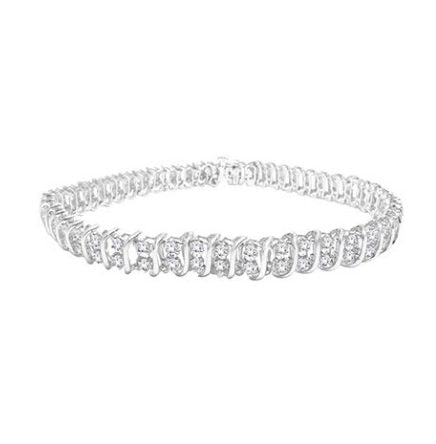 14kt White Gold 2.00ct Diamond Bracelet