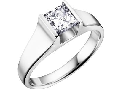 14kt White Gold Diamond Ring