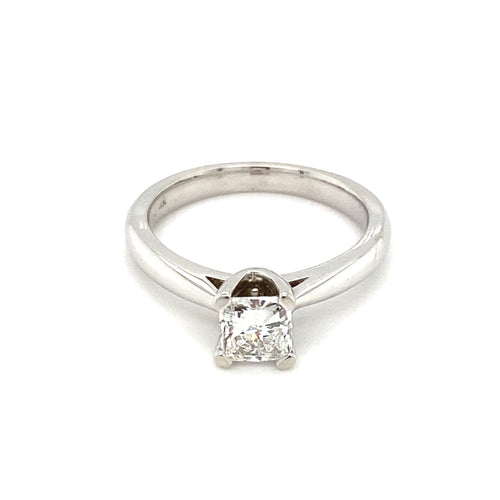 14kt White Gold Diamond Solitaire Ring