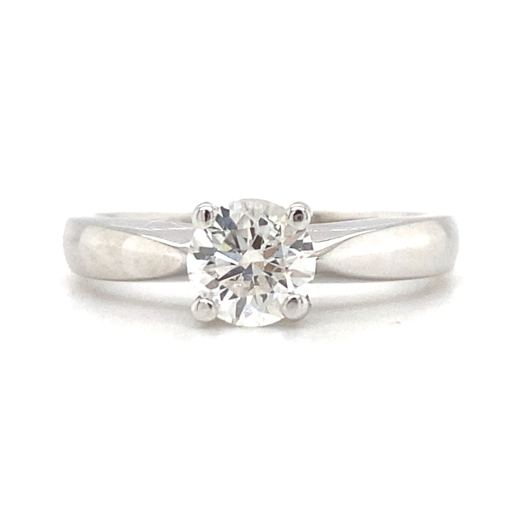 14kt White Gold .63ct Diamond Solitaire Ring