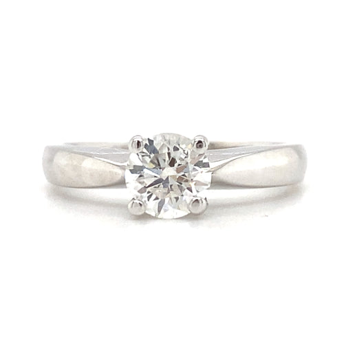 14kt White Gold .63ct Diamond Solitaire Ring