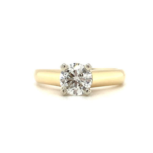 14kt Yellow Gold .83ct Diamond Solitaire Ring