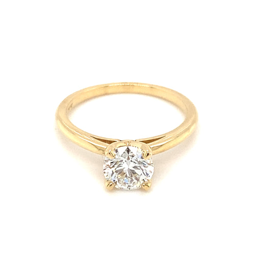 18kt Yellow Gold 1.01ct Diamond Solitaire Ring