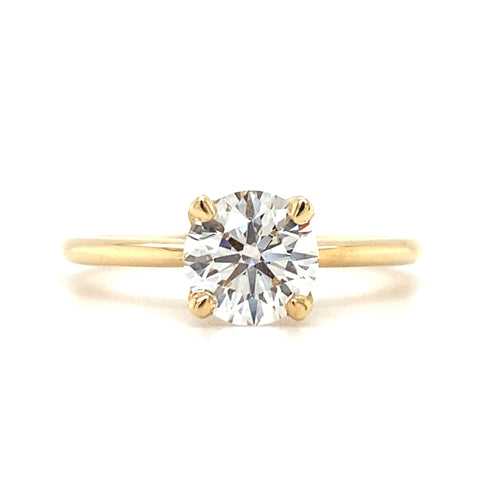 18kt Yellow Gold 1.01ct Diamond Solitaire Ring