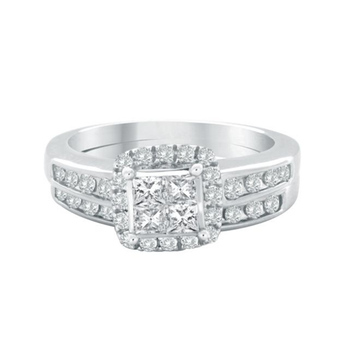 10kt Yellow Gold Diamond Wedding Set