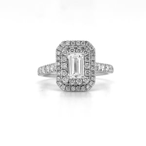 14kt White Gold 1.50ct Diamond Wedding Set