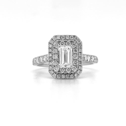 14kt White Gold 1.50ct Diamond Wedding Set