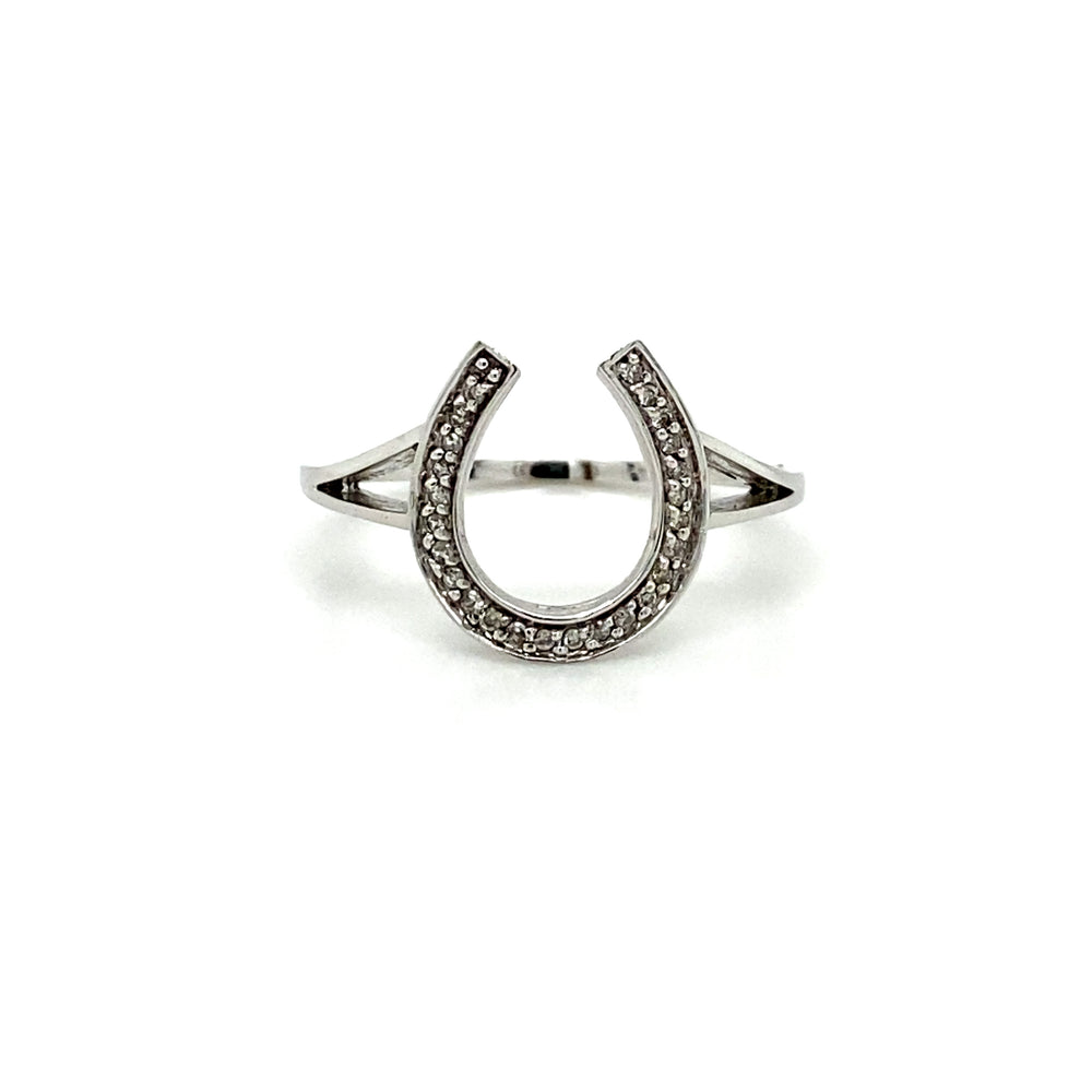 10kt White Gold and 0.10ct Diamond Ring