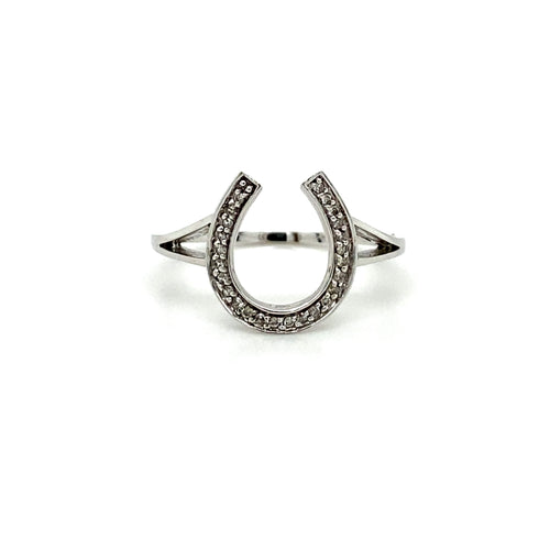 10kt White Gold and 0.10ct Diamond Ring