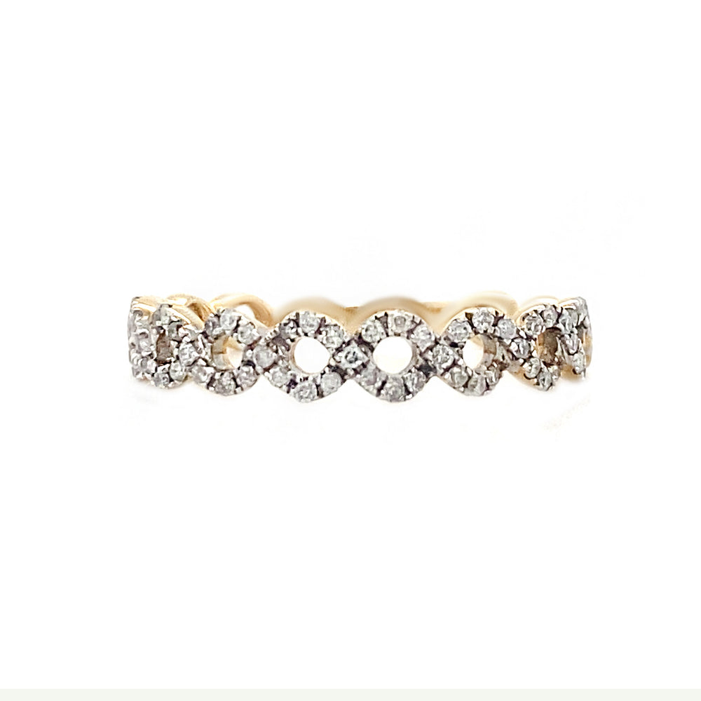 10kt Yellow Gold .20tw Diamond Ring