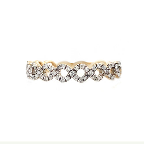 10kt Yellow Gold .20tw Diamond Ring