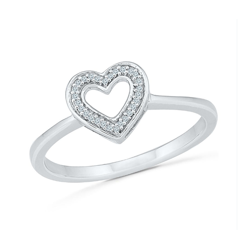 10kt White Gold Diamond Ring