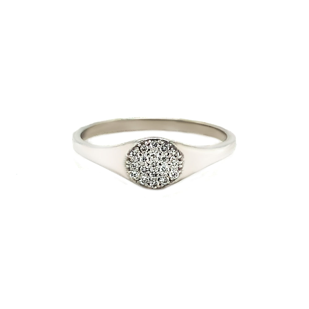 10kt White Gold and Diamond Ring