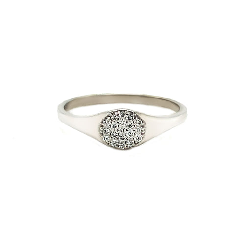 10kt White Gold and Diamond Ring