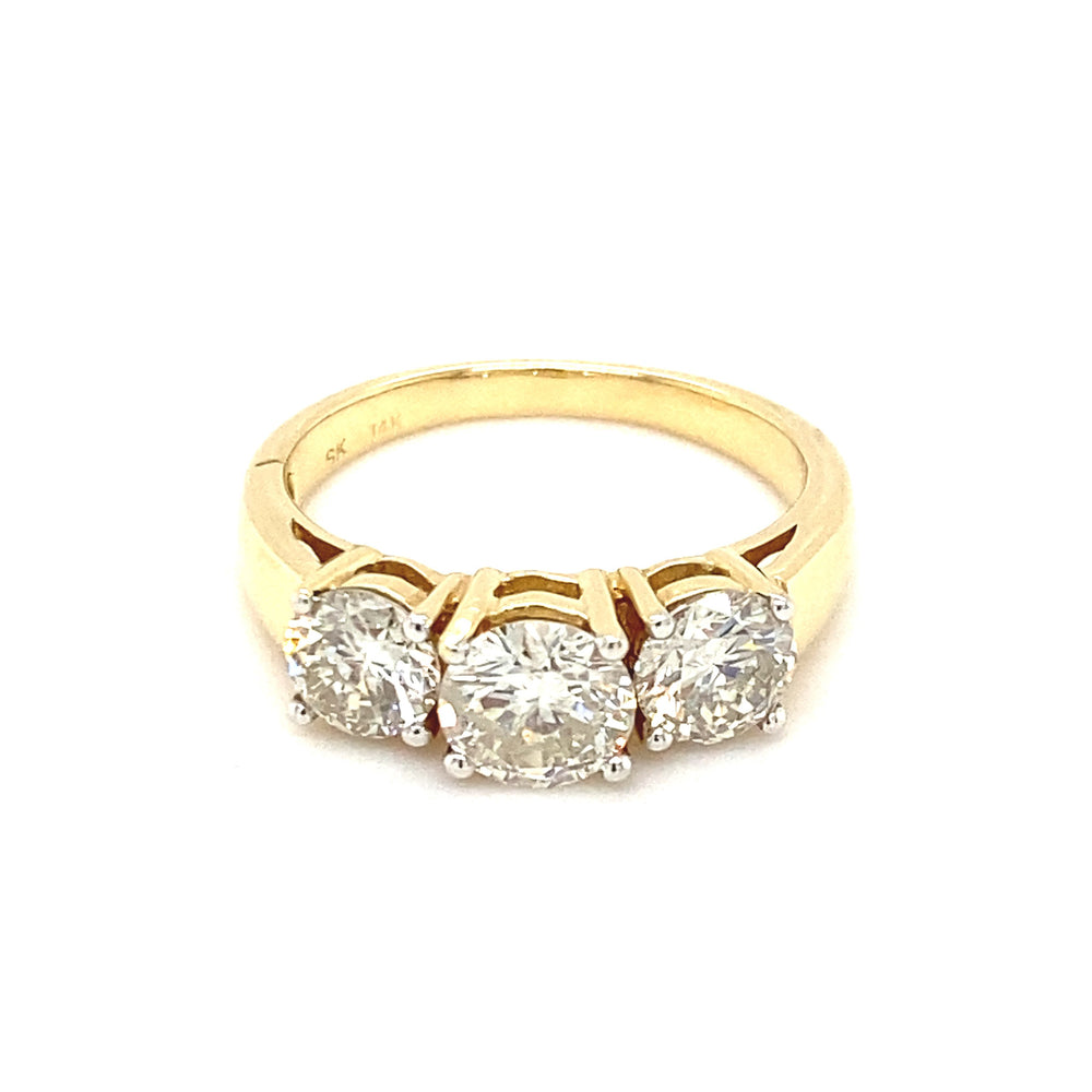 14kt Yellow Gold 2.10ct Diamond Ring