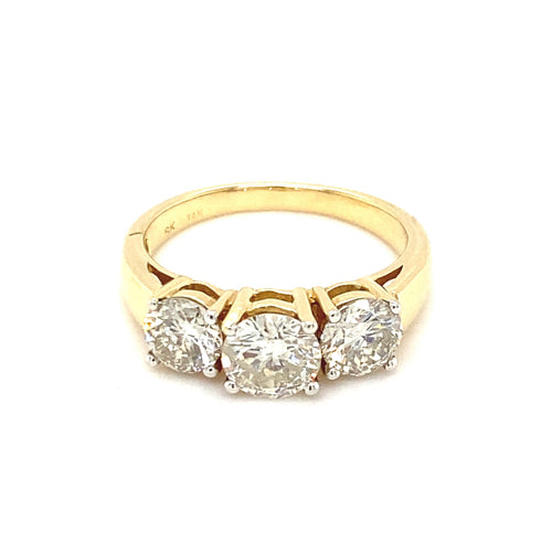 14kt Yellow Gold 2.10ct Diamond Ring