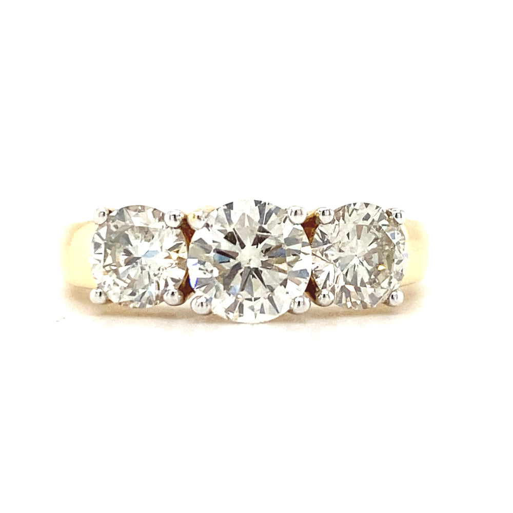14kt Yellow Gold 2.10ct Diamond Ring