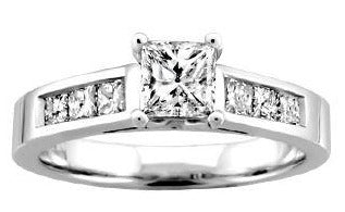 14kt White Gold Diamond Ring