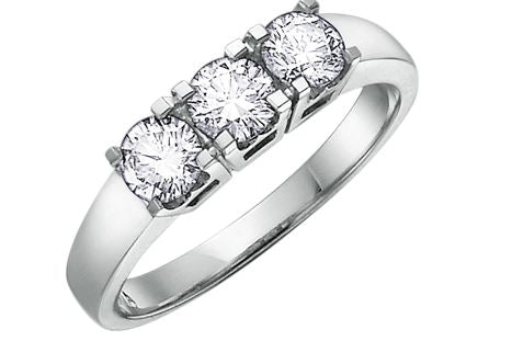 14kt White Gold .50ct  Diamond Ring