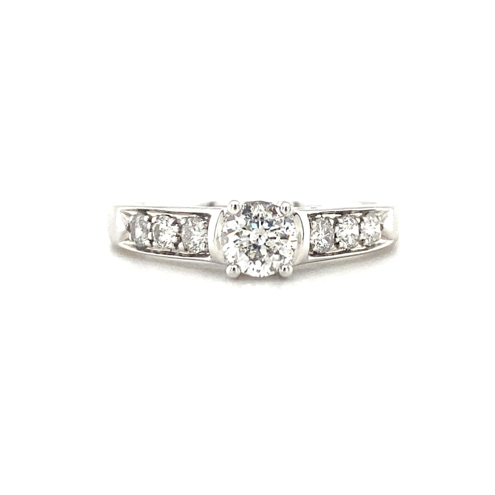 14kt White Gold Diamond Ring