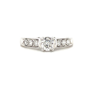 14kt White Gold Diamond Ring