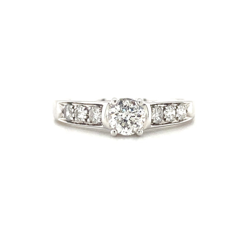 14kt White Gold Diamond Ring