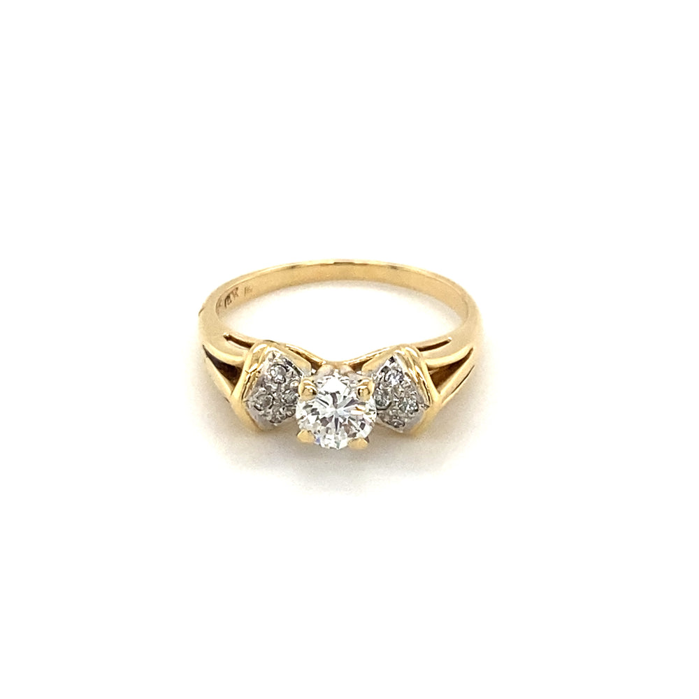 14kt Yellow Gold .65ct Diamond Ring