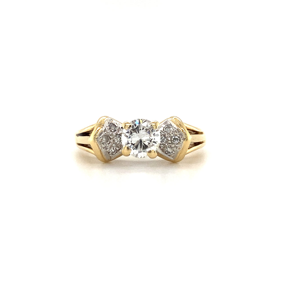 14kt Yellow Gold .65ct Diamond Ring