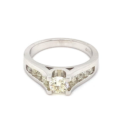 14kt White Gold 1.00ct Diamond Ring