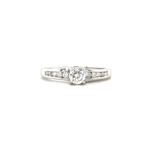 10kt White Gold .50tw Diamond Ring