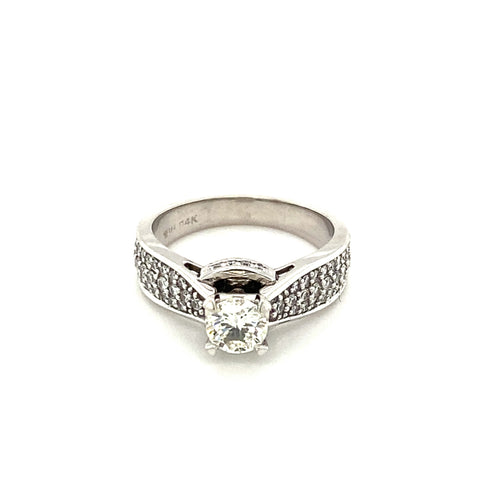 14kt White Gold Diamond Ring