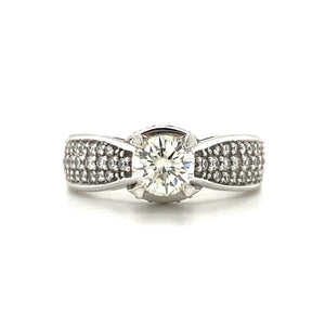 14kt White Gold Diamond Ring