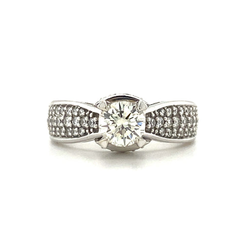 14kt White Gold Diamond Ring