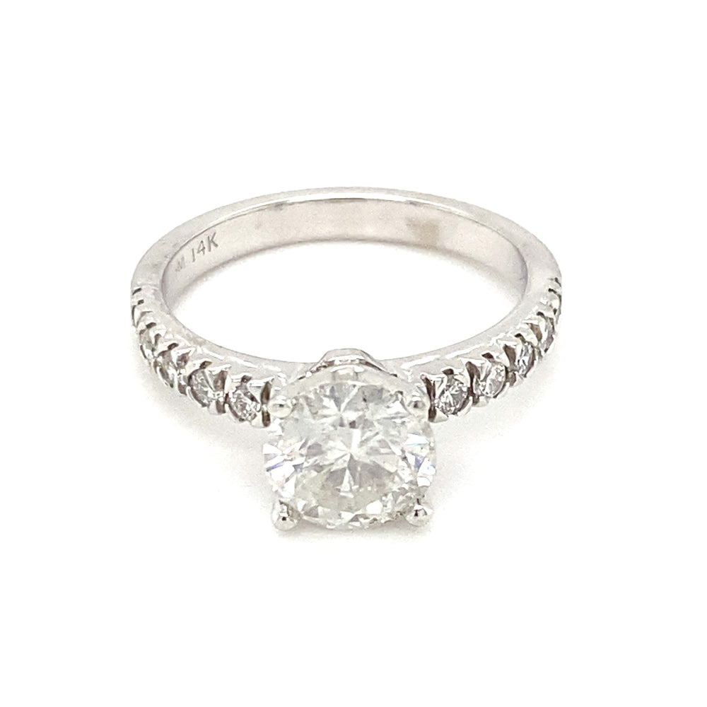 14kt White Gold 1.80ct Diamond Ring