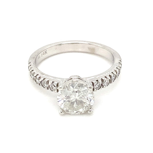 14kt White Gold 1.80ct Diamond Ring